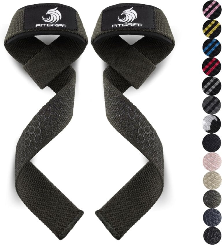 Correas de levantamiento de pesas Fitgriﬀ® Straps Gym