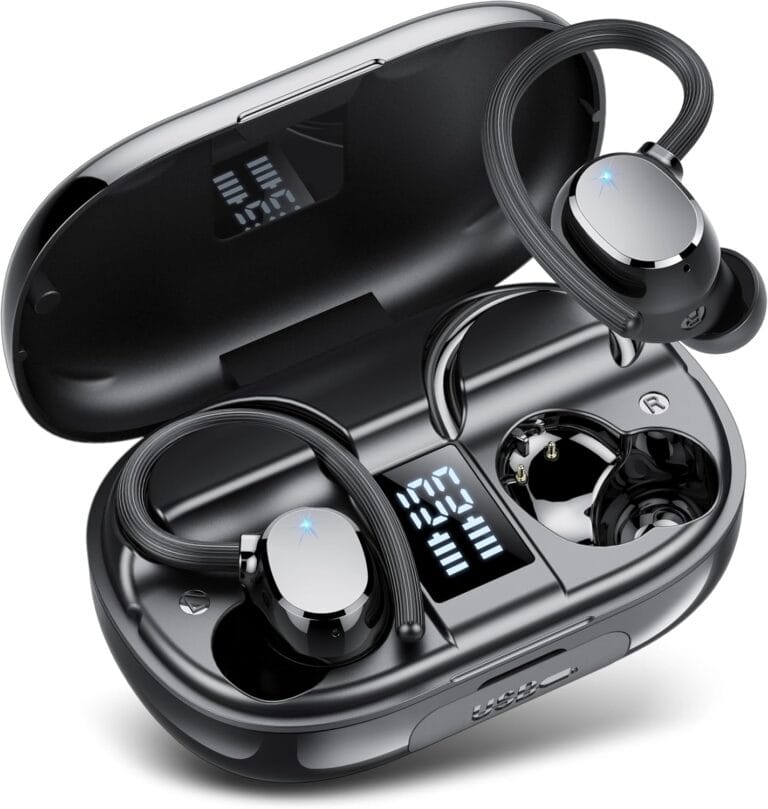 Wireless Sports Headphones Bluetooth 5.3 Hi-Fi Stereo (Noise Cancellation)