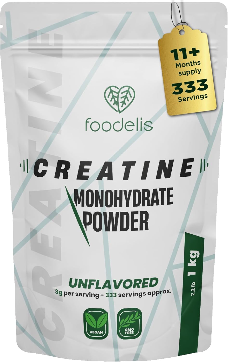 Foodelis creatina monohidratada 1 kg