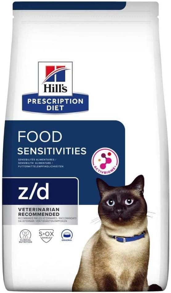 HILL’S PD Feline Food Sensitivities z/d – Dry Cat Food <span class="lama-new">Nuevo</span>